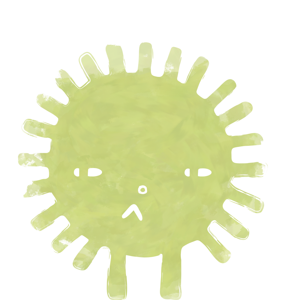 Comfy mascot - Disgust