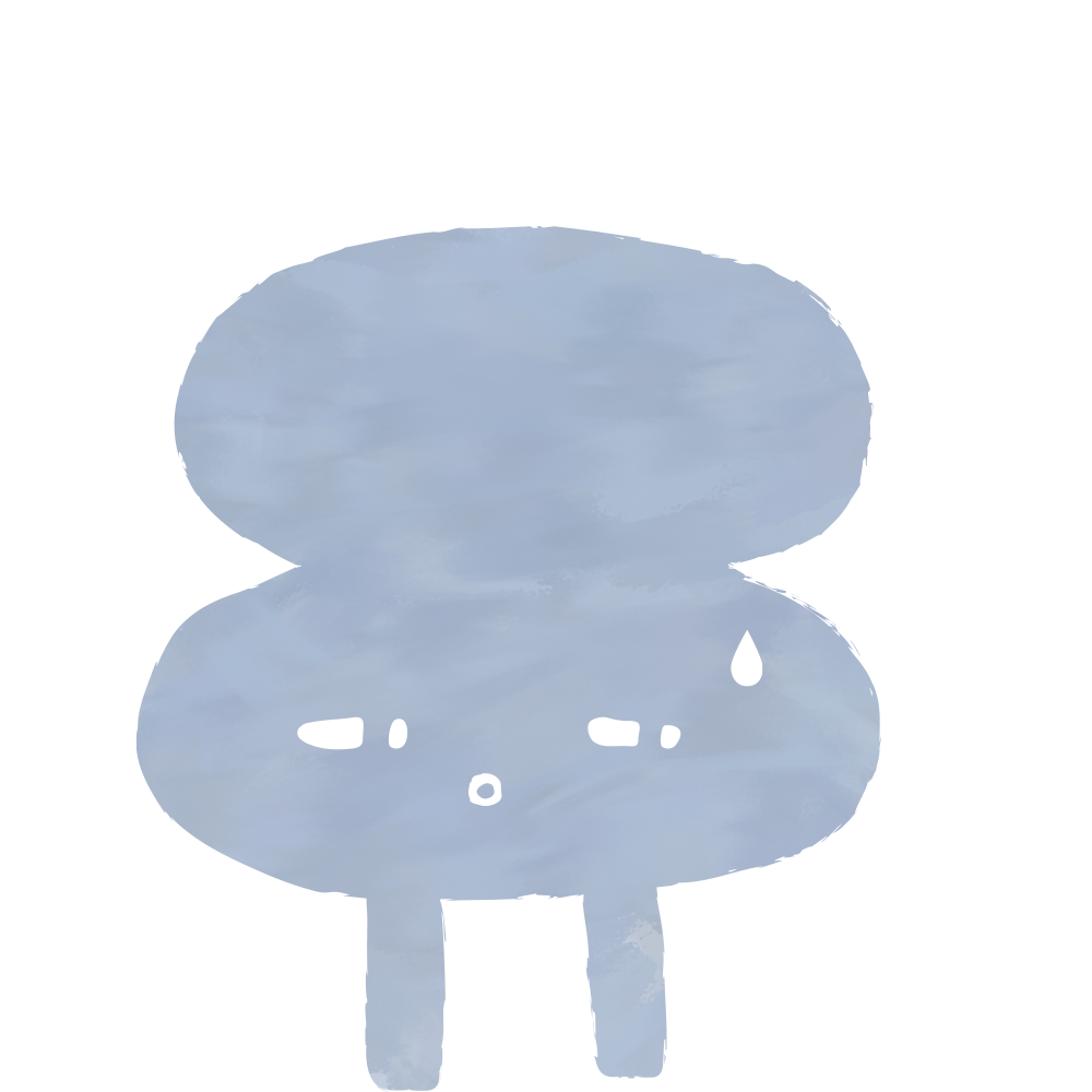 Comfy mascot - Embarrassment