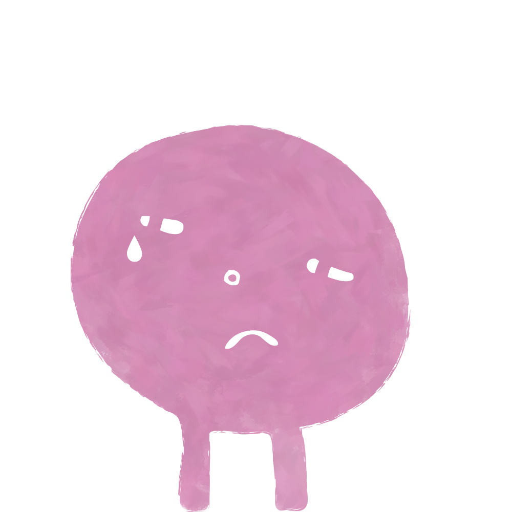 Comfy mascot - Sad
